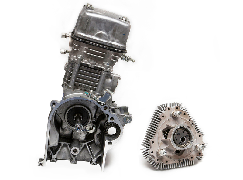 Illustration for article titled Este motor de combustión ruso del tamaño de un iPhone tiene 5 CV y puede impulsar un kart